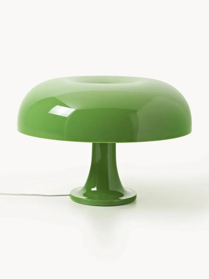 Lámpara de mesa seta de acrílico brillante - Verde claro