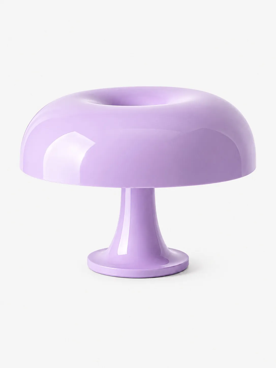 Lámpara de mesa seta de acrílico brillante - Lila