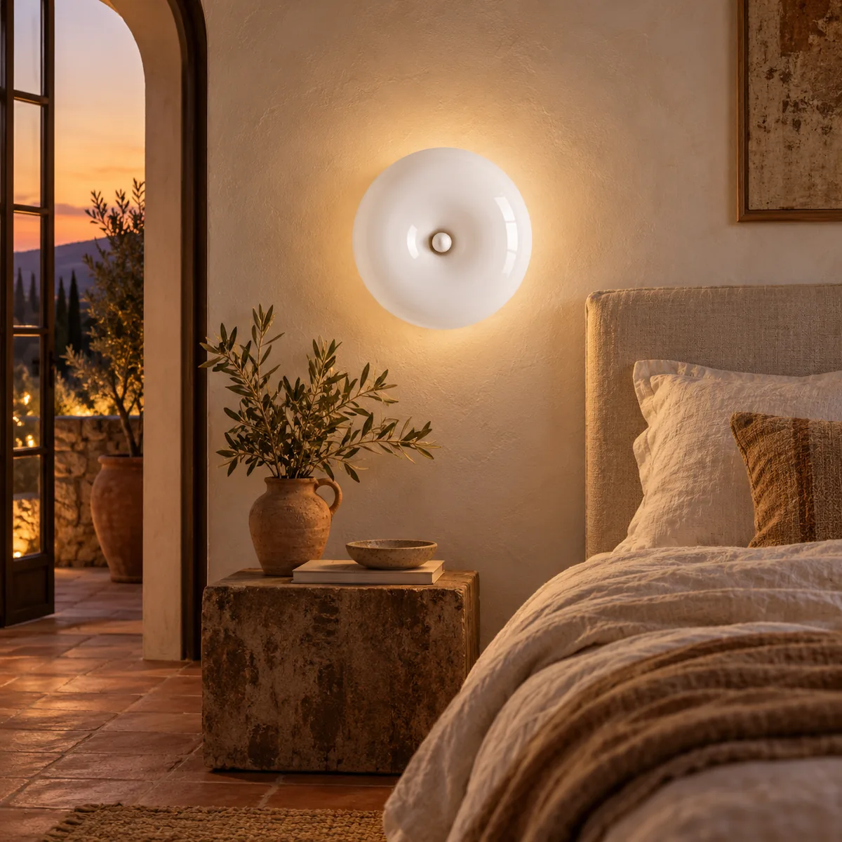 The Disc Stays Close to the Wall After Dark