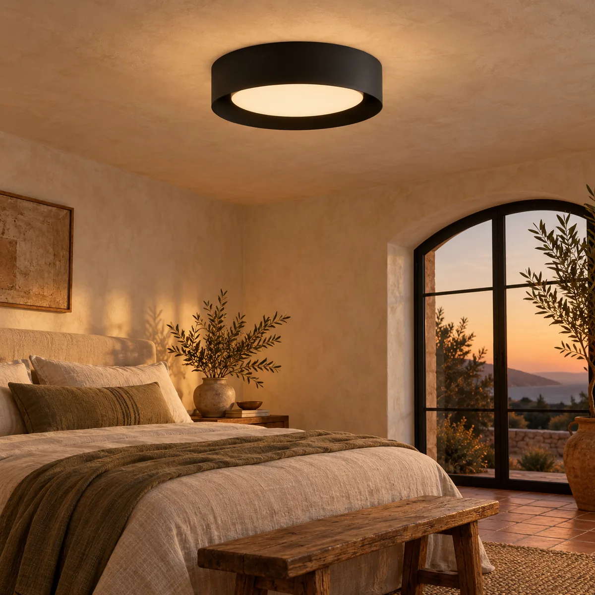 Soft Ceiling Drum without a Dropping Pendant