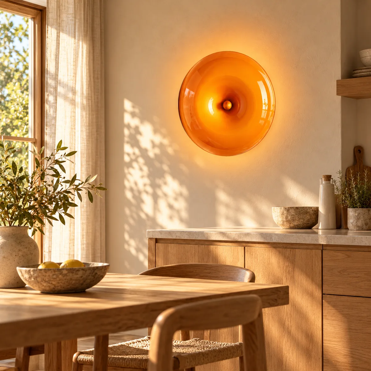 The Disc Stays Close to the Wall After Dark