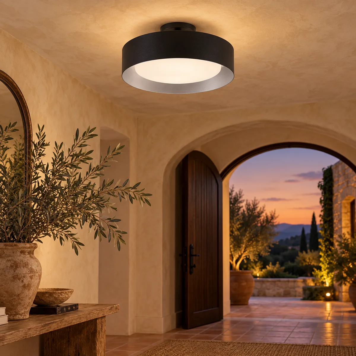 Soft Ceiling Drum without a Dropping Pendant