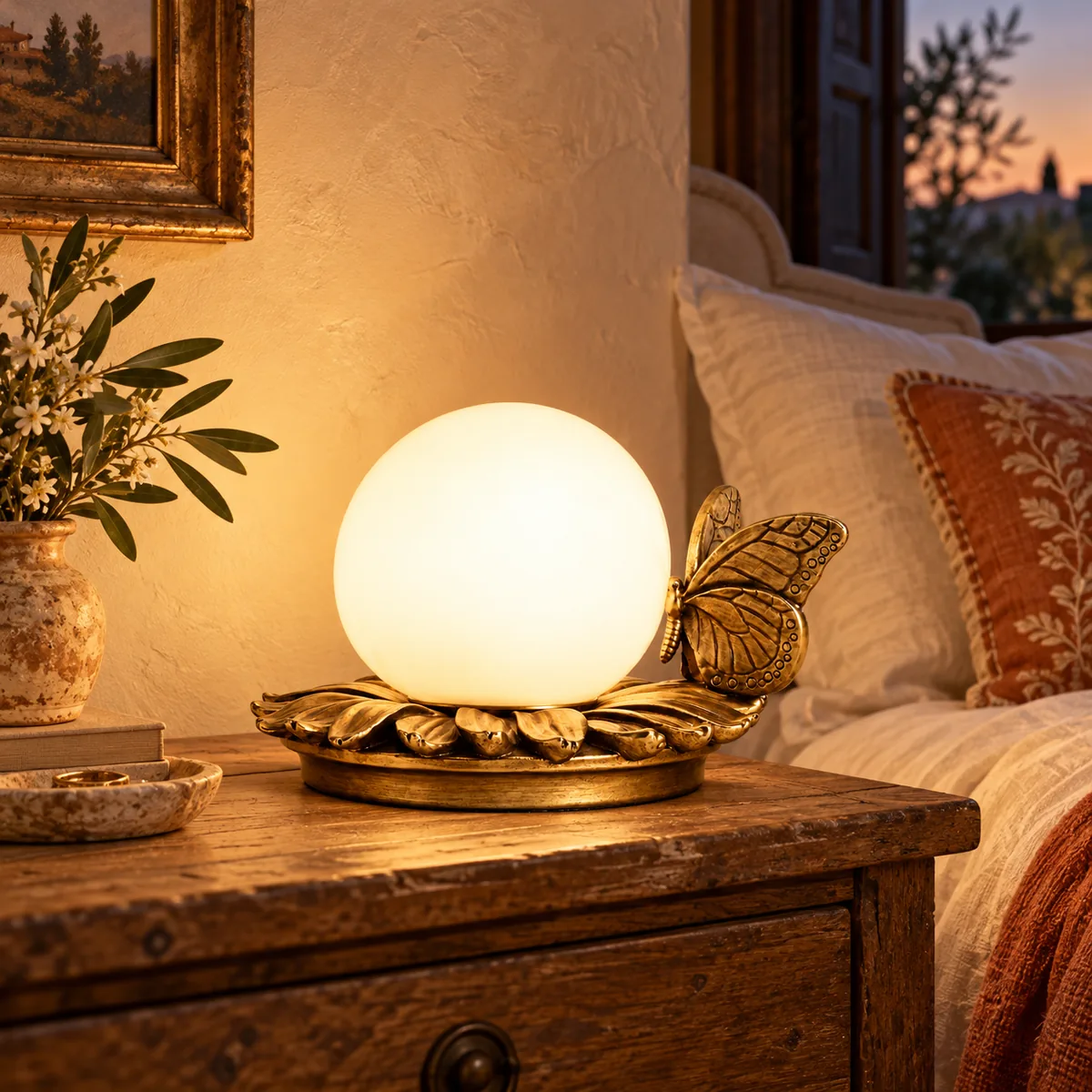 The Butterfly Stays Visible After the Globe Lights